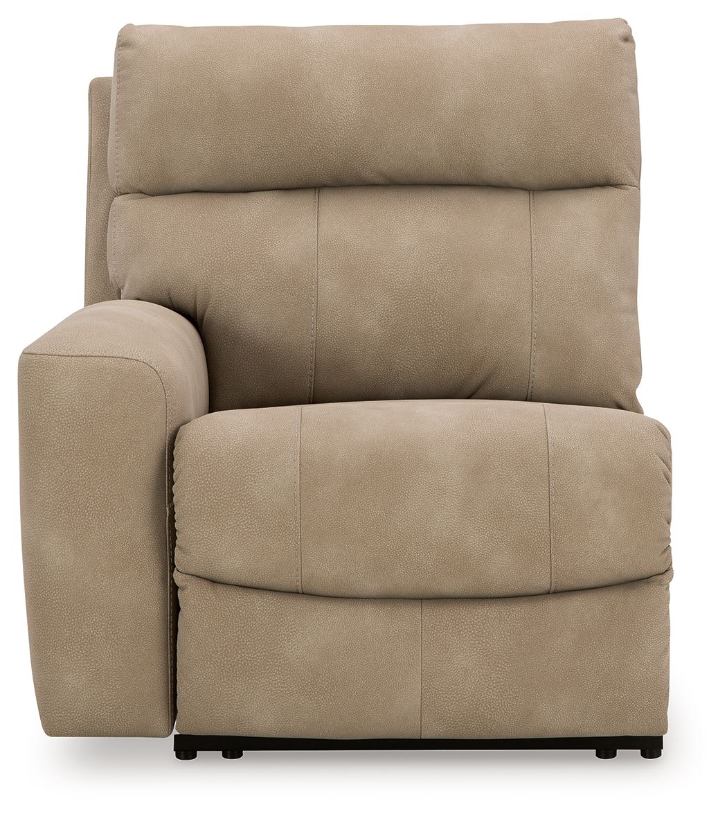 Faux Leather Reclining Sectional