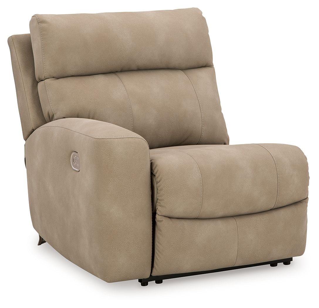 Faux Leather Reclining Sectional