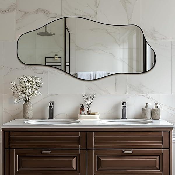 Cloud Shaped Wall Mirror