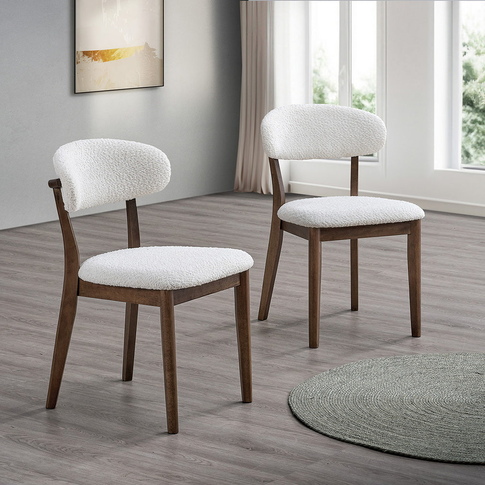 Walnut · 2 Dining chairs