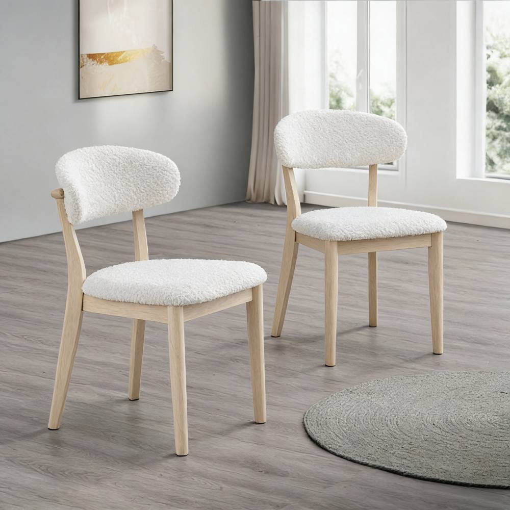 White-Washed · 2 Dining chairs