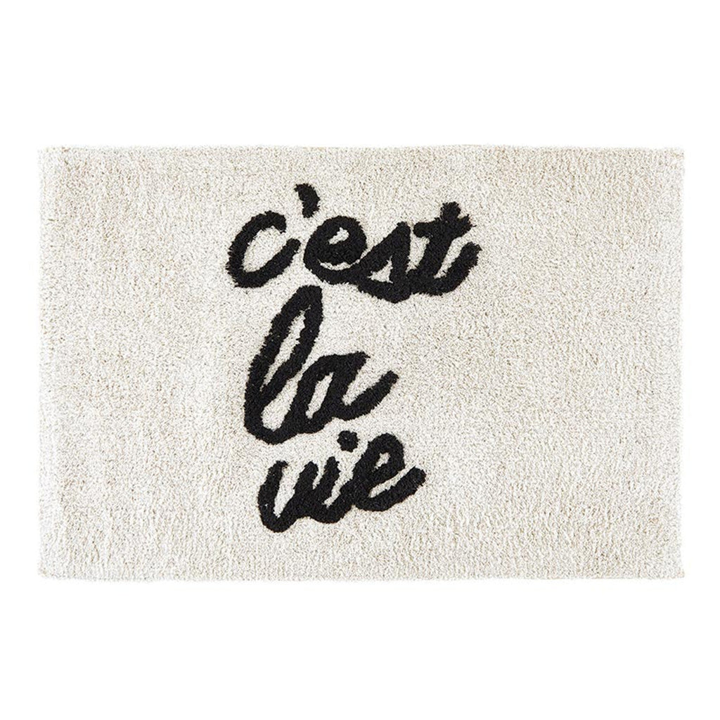 C'est La Vie Cotton Bath Mat
