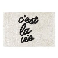 C'est La Vie Cotton Bath Mat