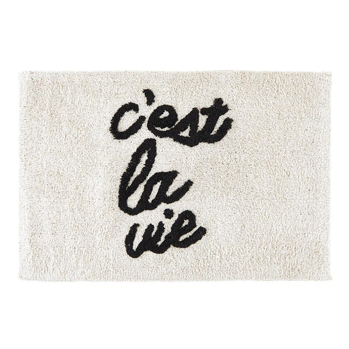 C'est La Vie Cotton Bath Mat