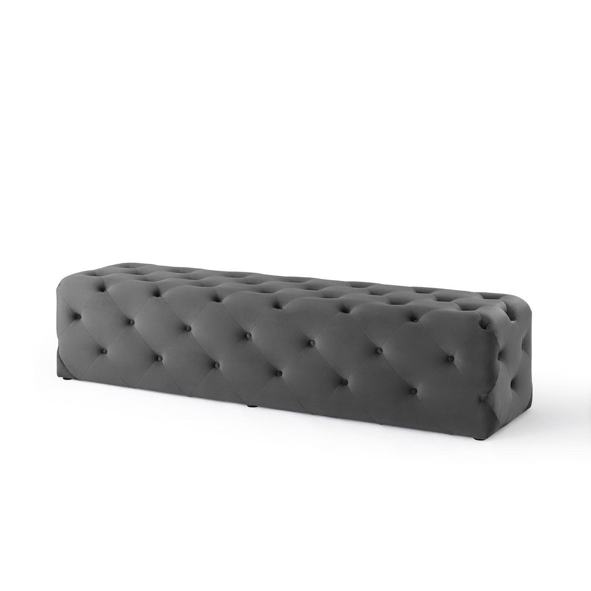 Performance Velvet Tufted Bench