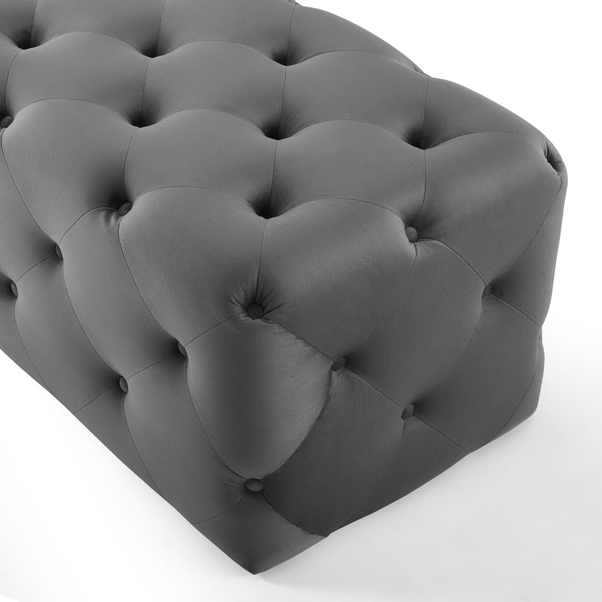 Performance Velvet Tufted Bench