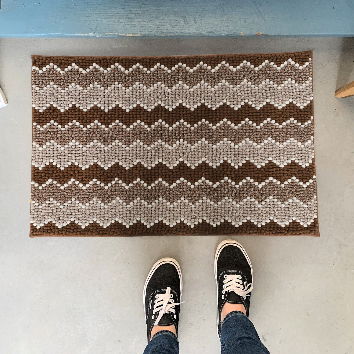 Chenille Bath Mat And Runner