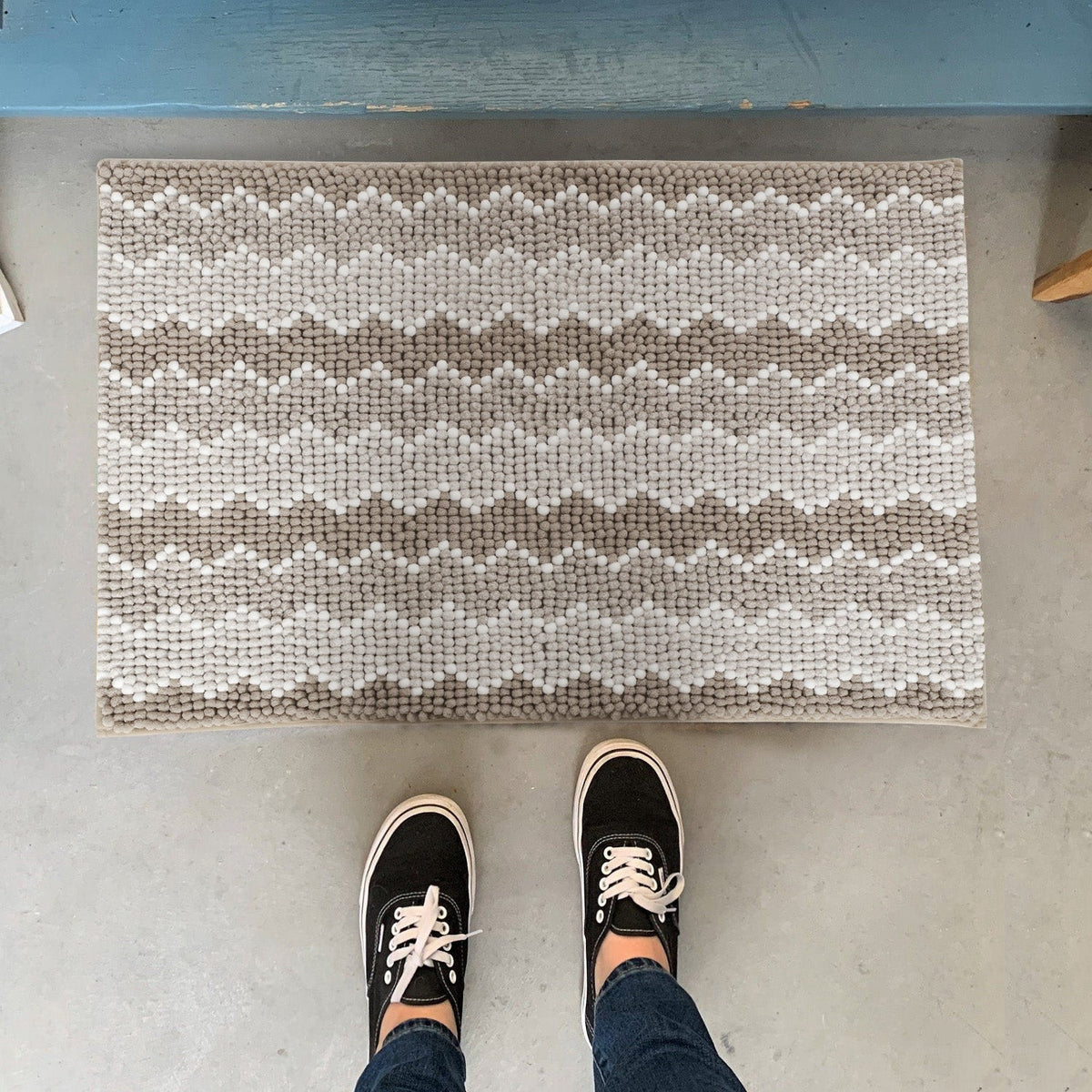 Chenille Bath Mat And Runner