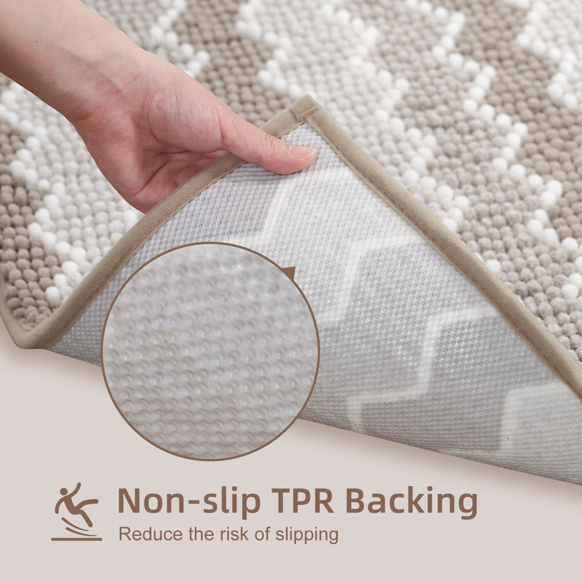 Chenille Bath Mat And Runner