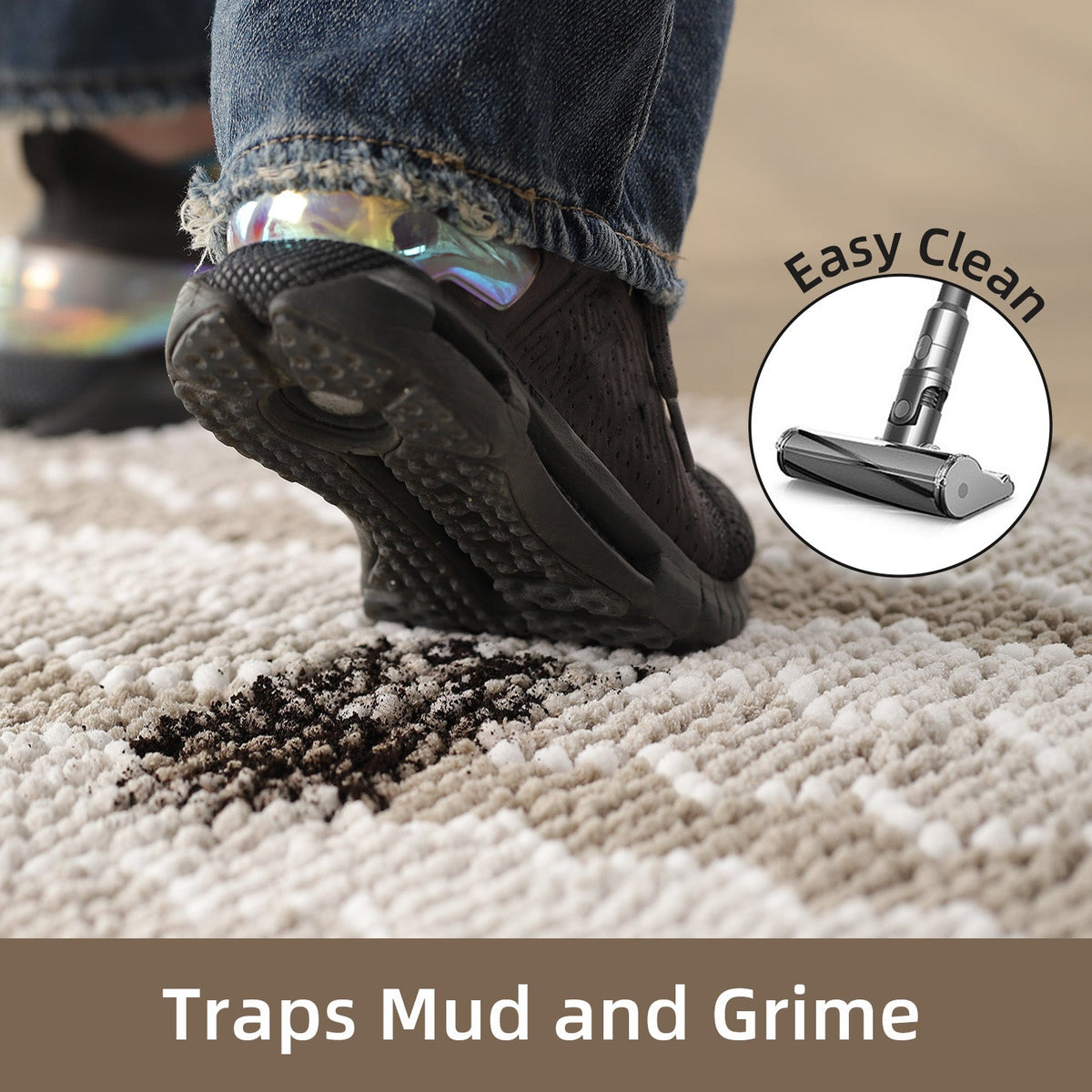 Chenille Bath Mat And Runner
