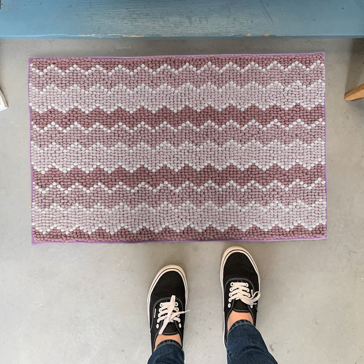 Chenille Bath Mat And Runner