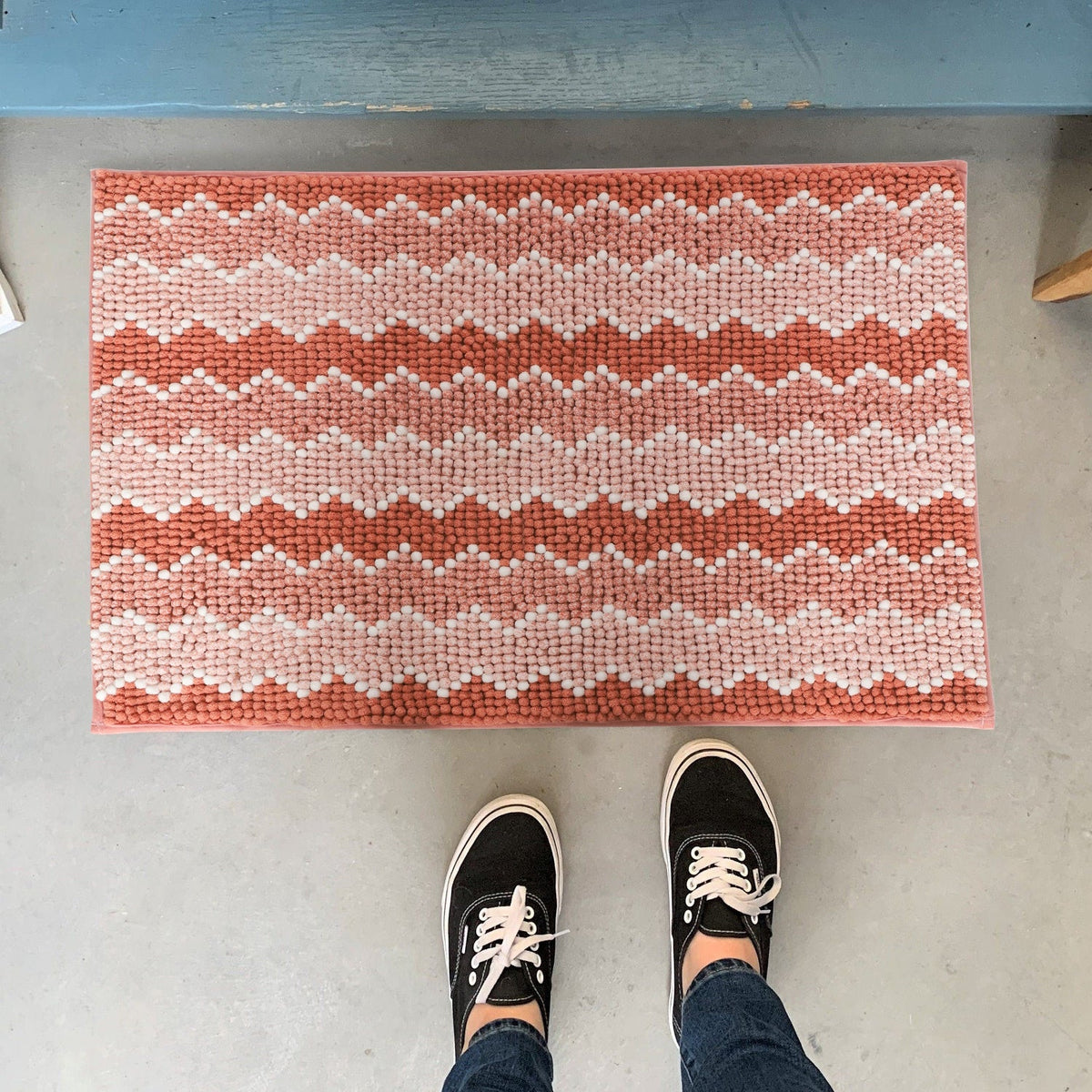 Chenille Bath Mat And Runner