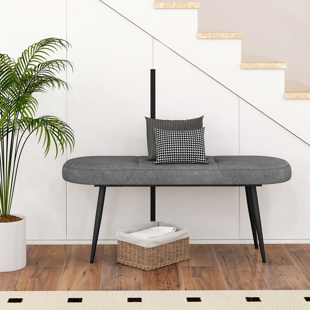 Upholstered Entryway Bench
