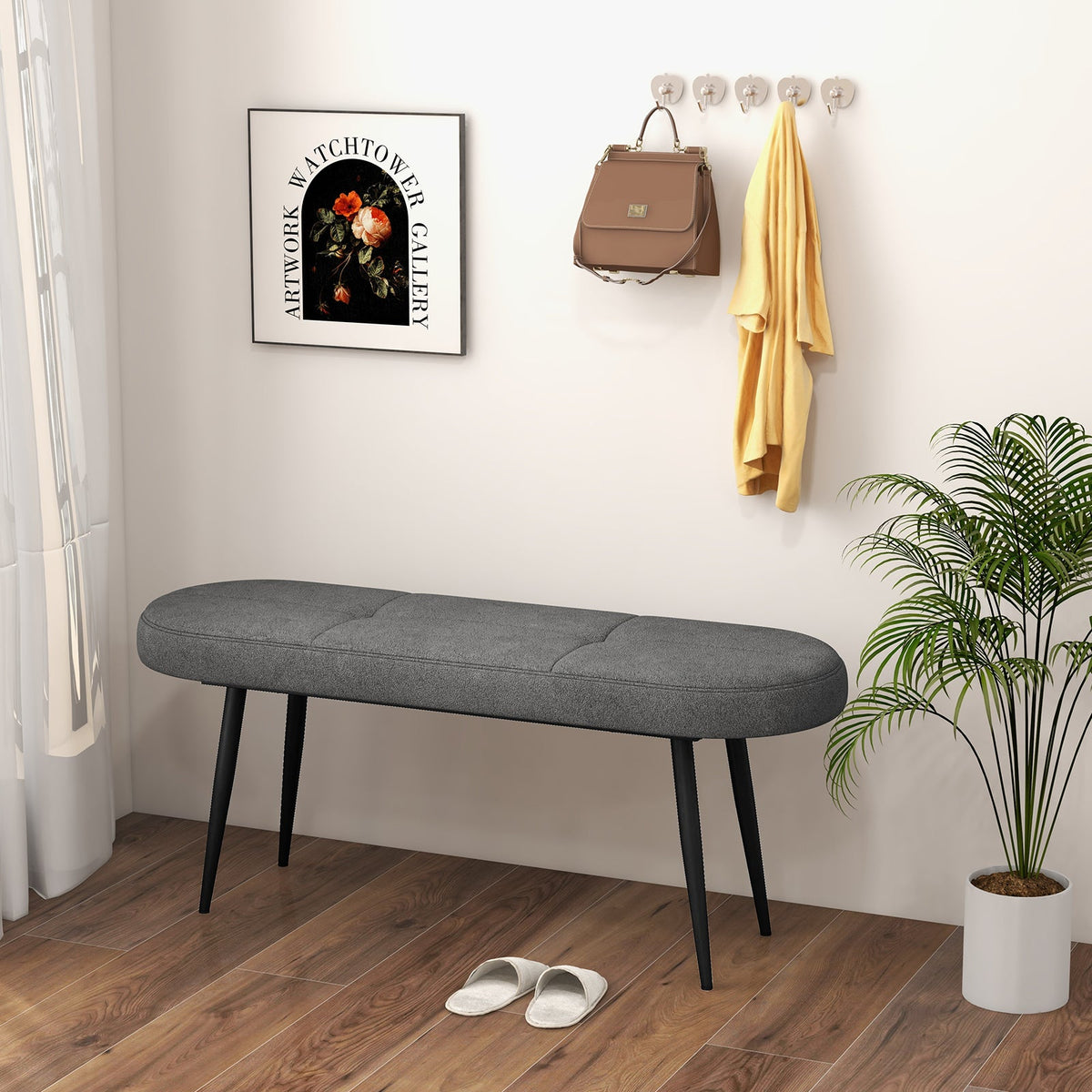 Upholstered Entryway Bench