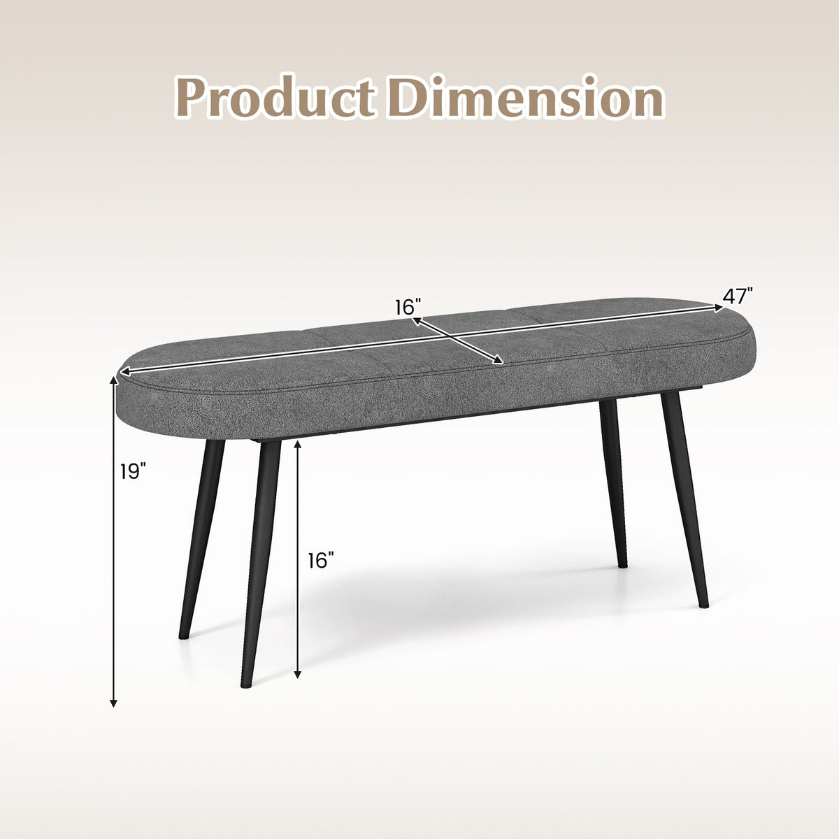 Upholstered Entryway Bench