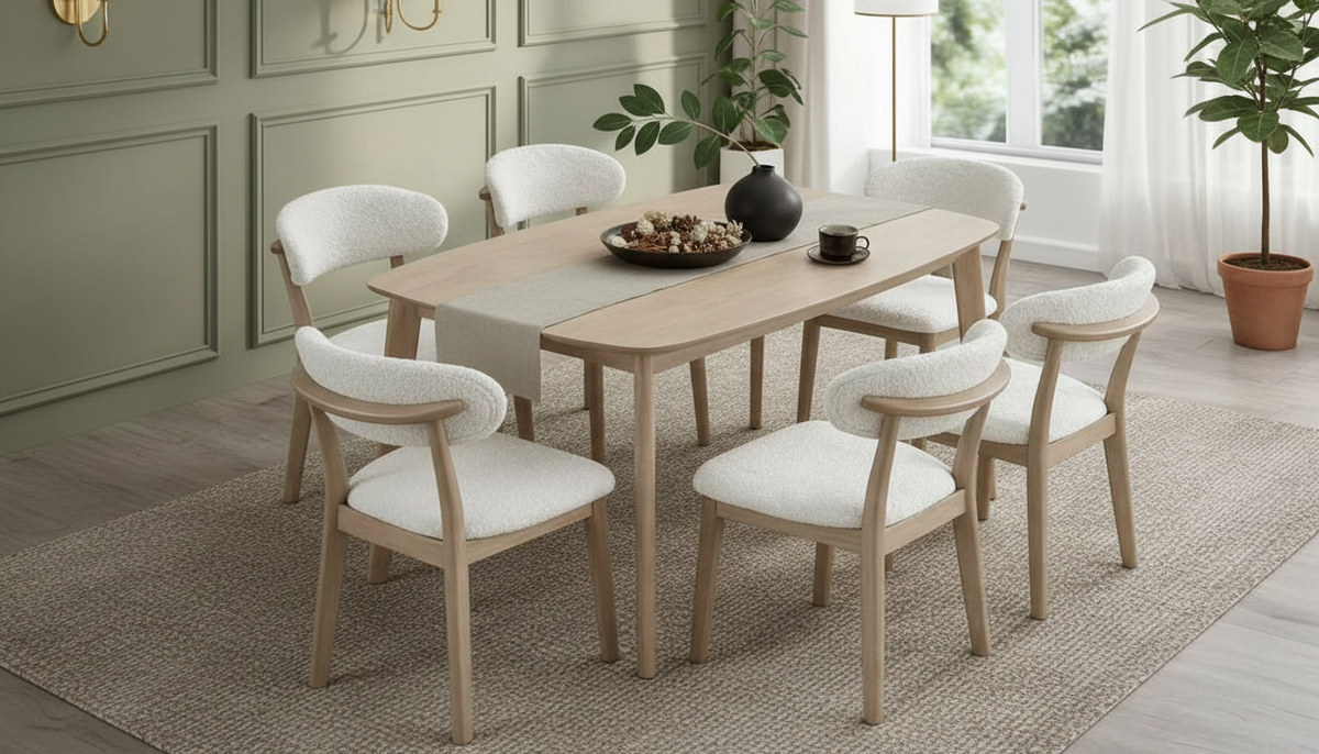 Scandinavian Dining Table Set
