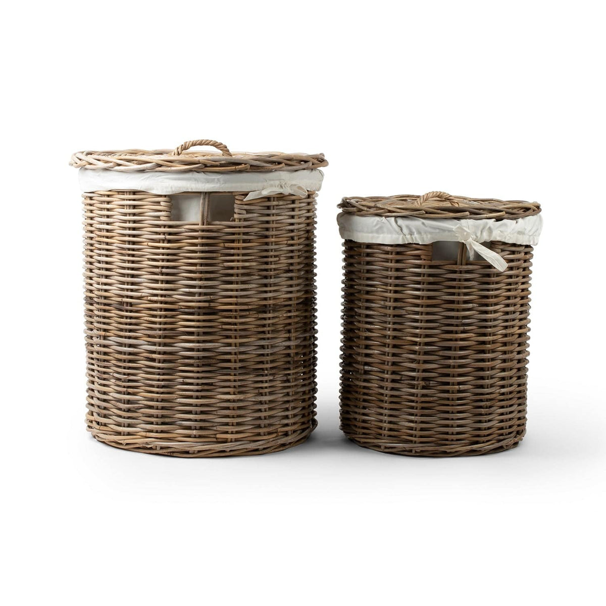 Rattan Laundry Basket With Lid
