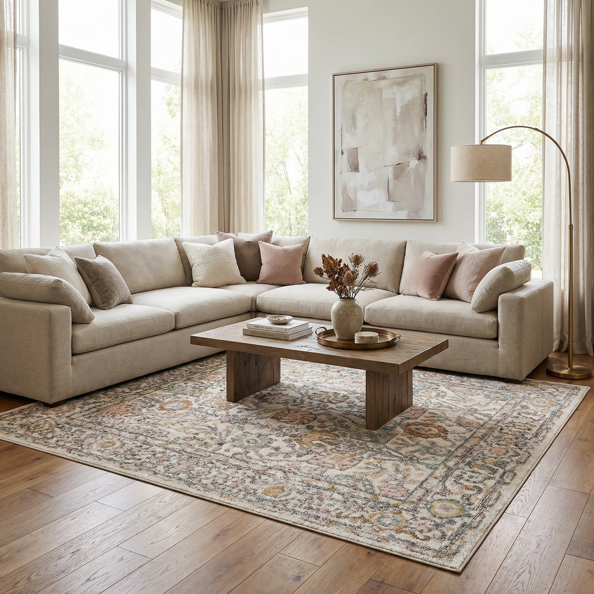 Traditional Pattern Area Rug